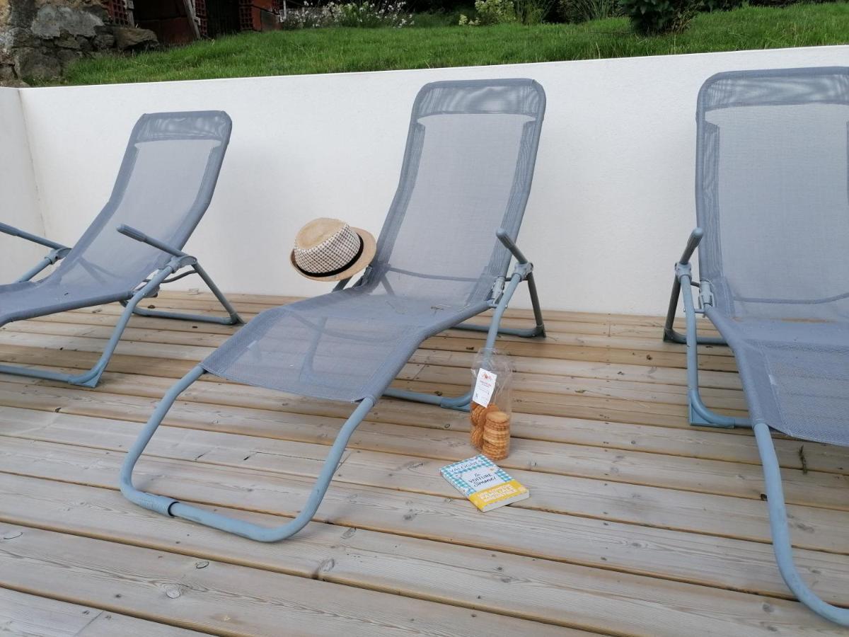 Le Bois Aux Feuilles Blanches Villa Saint-Michel-Mont-Mercure ภายนอก รูปภาพ